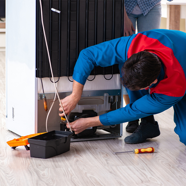 how much do you charge for refrigerator repair services in Arapahoe WY